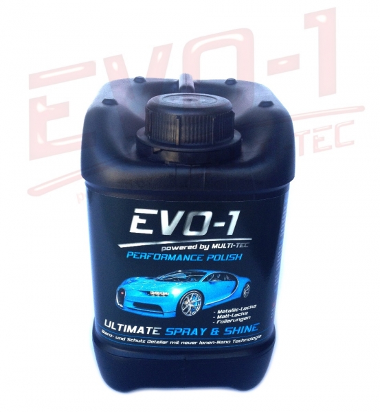 EVO-1 ULTIMATE SPRAY & SHINE - 2,5 Liter